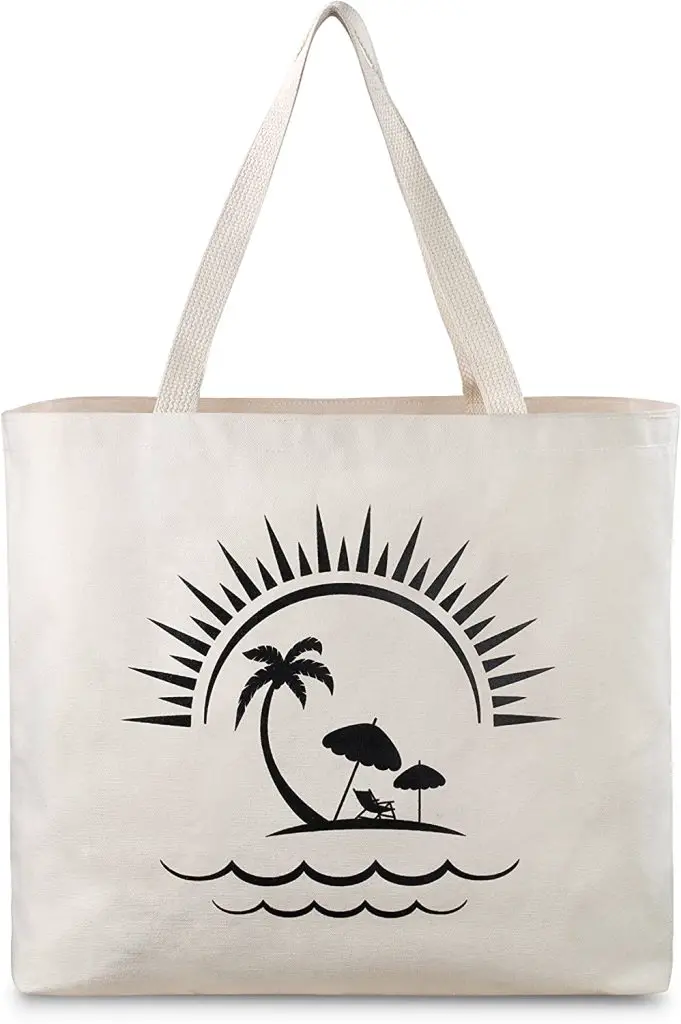 Reusable custom USA Tote bag