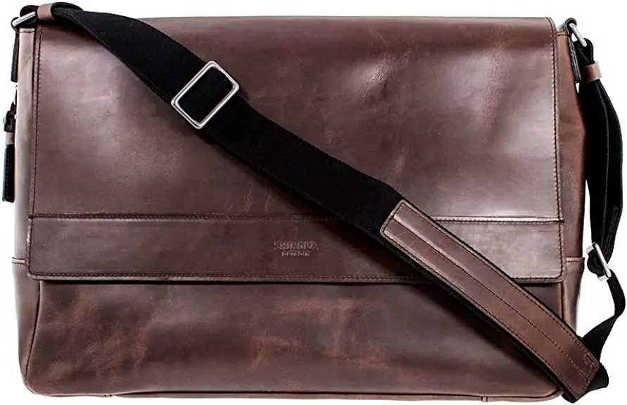Shinola leather messenger Luxury bag American made