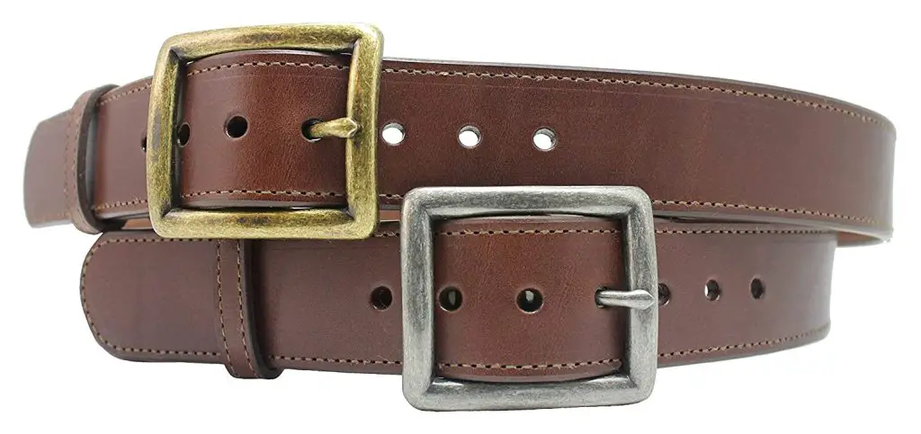 handmade heavy duty leather belt made in usa goods