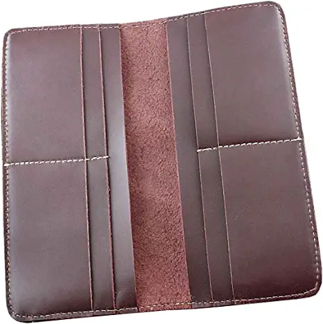 Handmade leather wallet Texas