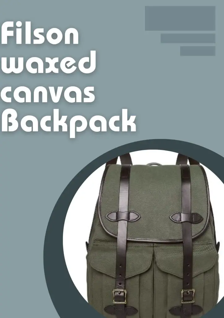 American made canvas discount backpack