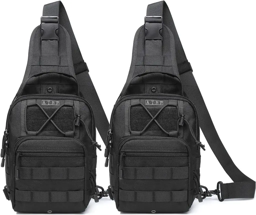 ATBP small tactical men sling bag for travel and hiking