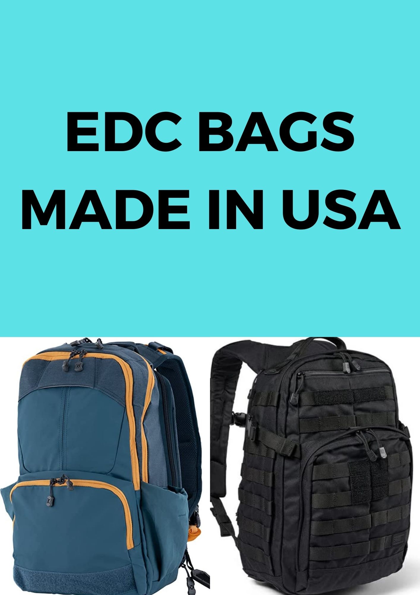 15 Best EDC Bags Made in USA Comprehensive Guide