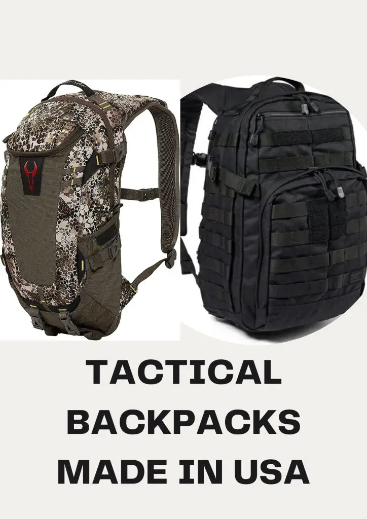 tactical backpacks made in USA