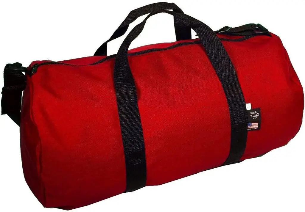 Tough Traveler Round Duffel bag made in USA