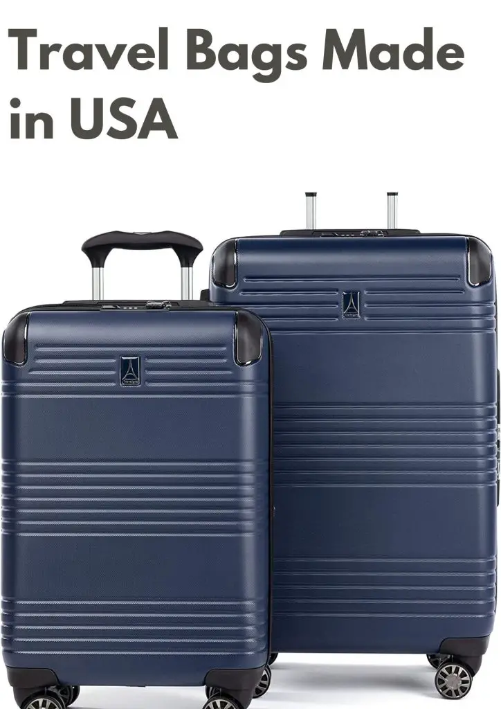 Travel bags made in USA