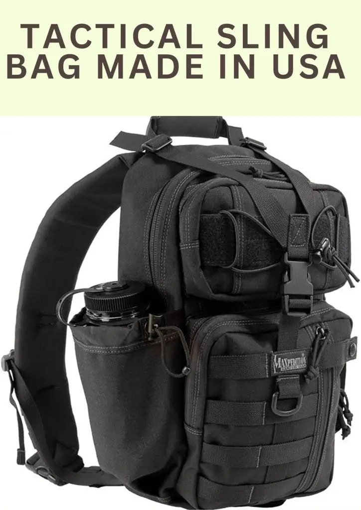 tactical sling bag made in USA