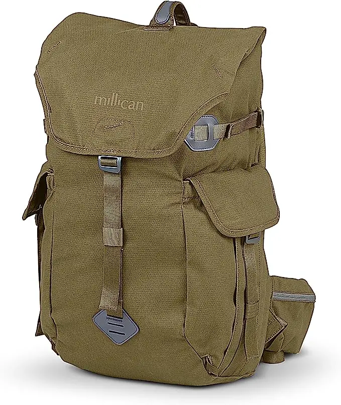 Millican Fraser waxed canvas Backpack made in UK