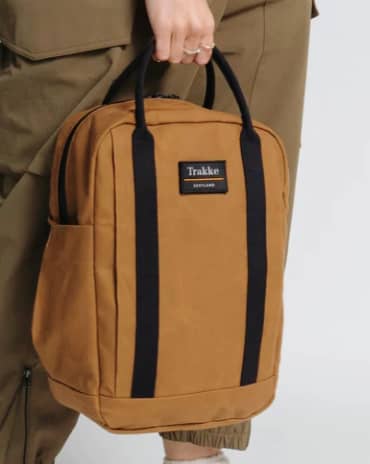 Trakke canna waxed canvas Backpack Scotland UK